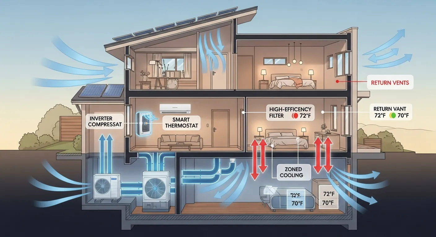 Energy-Efficient Home Air Conditioning