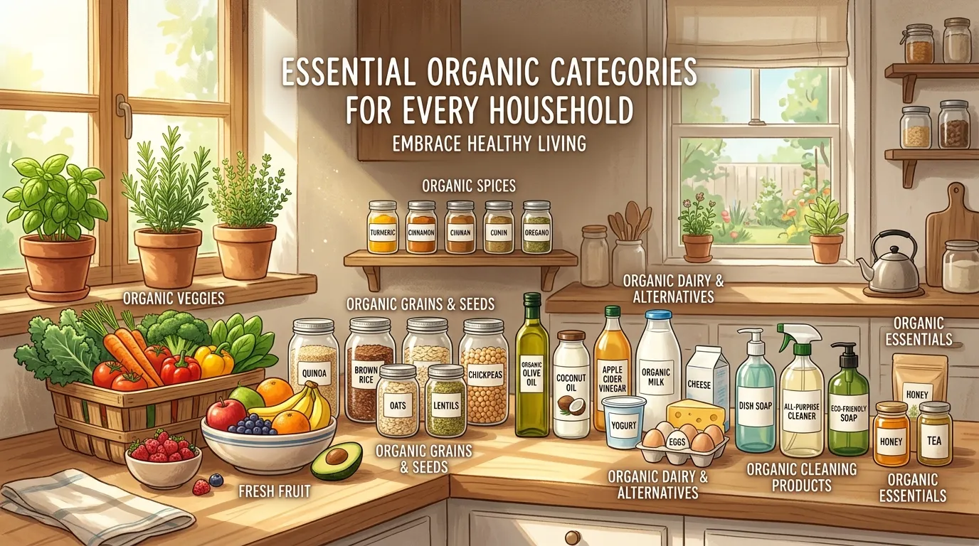 Essential Organic Categories for Every Household